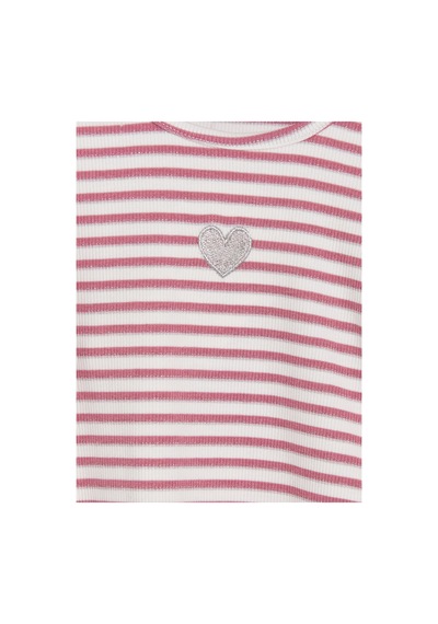 Lc Waikiki Alıta Cıty Farkıyla Lcw Kids Pembe Çizgili Dar & Slim Uzun Kollu Kız Çocuk Tişört Pembe - 928548447 Pembe