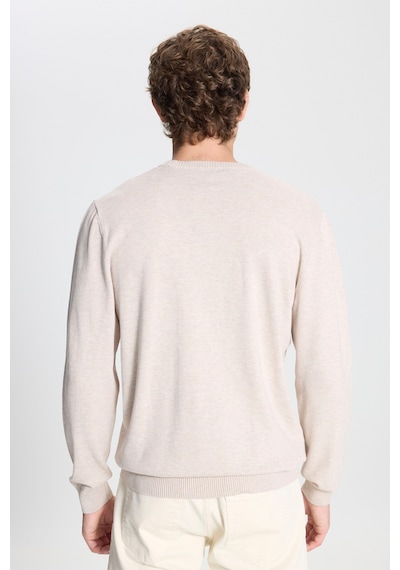 AC&Co / Altınyıldız Classics Erkek Bej Melanj Standart Fit Normal Kesim Bisiklet Yaka Triko Kazak Bej Melanj AC&Co / Altınyıldız Classics Erkek Bej Melanj Standart Fit Normal Kesim Bisiklet Yaka Triko Kazak Bej Melanj