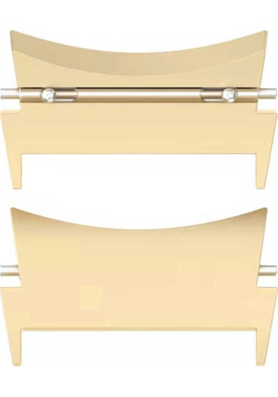 Samsung Uyumlu Galaxy Watch 4 Classic 46mm 20mm Metal Kordon Dönüştürücü Frm Rose Gold