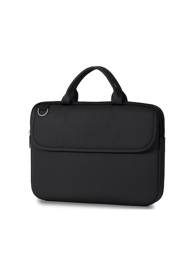 Macbook Uyumlu Pro 16" M1 Max 2021 Lyrne Laptop Ve Evrak Çantası Siyah