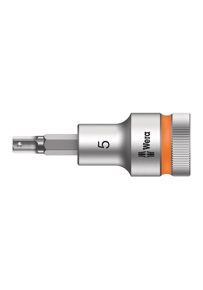 Wera 8740 C Hf Altıgen Uçlu Zyklop Lokma Bits, 1/2" Soketli, Tutma Fonksiyonlu, 5 X 60 Mm