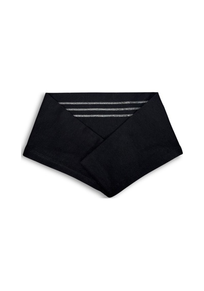 Loggia Kaymayan Silikonlu Bandana Bone Siyah - Kadın Tesettür Dikişsiz Kaymaz Geçme - Sportif Saç Bandı Siyah
