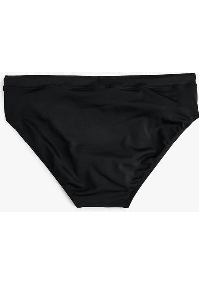 Koton Basic Slip Mayo Beli Bağlamalı Siyah 4sam00002mk 4SAM00002MK999