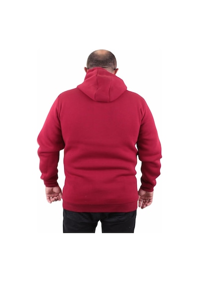 Moc Grande Mocgrande Büyük Beden Erkek Basic Sweat Kapüşonlu 11700 Bordo-Bordo