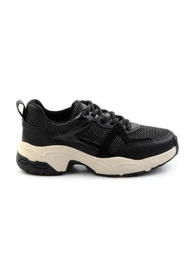 Bambi Siyah Kadın Sneaker K01429161209 Siyah