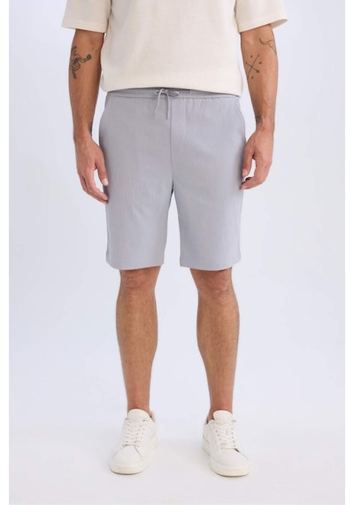 Defacto Regular Fit Beli Bağcıklı Dokulu Bermuda Şort D9451ax25spgr89 Gri Defacto Regular Fit Beli Bağcıklı Dokulu Bermuda Şort D9451ax25spgr89 Gri