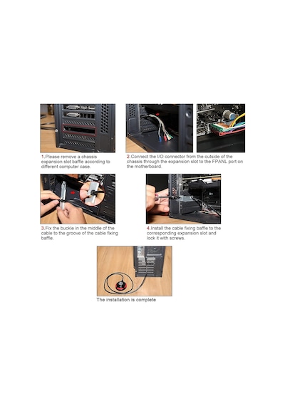 5090 Anakart Power Supply Ve Reset Açma Kapama Butonu Kablosu