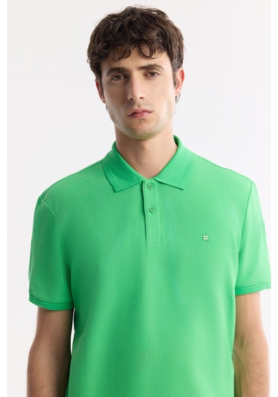 Avva Erkek Yeşil Kıvrılmaz Polo Yaka %100 Pamuk Basic Regular Fit T-shirt B001032 Avva Erkek Yeşil Kıvrılmaz Polo Yaka %100 Pamuk Basic Regular Fit T-shirt B001032