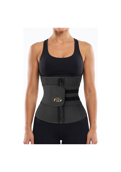 Fitformgiyim Orjinal Sauna Unisex Termal Bel Korse Siyah