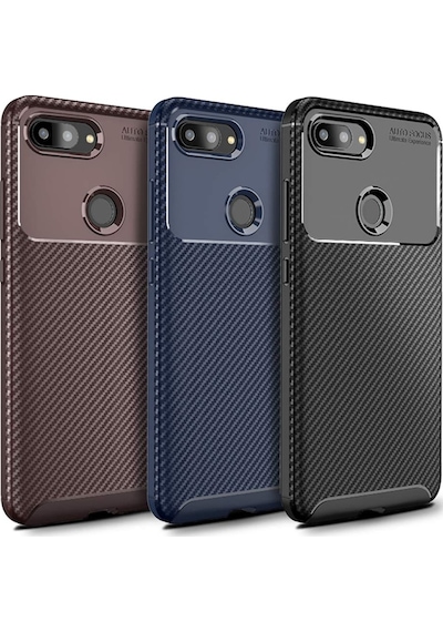 Xiaomi Redmi Mi8 Lite Kilif Karbon Tasarim Negro Silikon 405799228