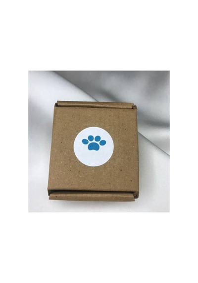 Mavi Renkli Pati Etiket Pençe Paw Sticker Kedi Köpek Yuvarlak Mat Etiket Blue 3 Cm 180 Adet Çok Renkli