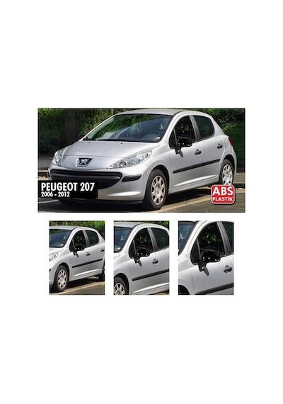 Peugeot 207 Batman Yarasa Ayna Kapak. Piano Black Parlak Siyah