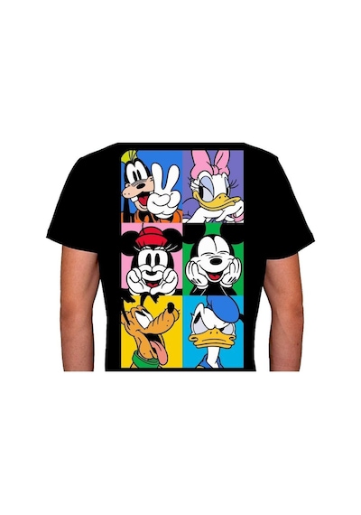 Miki Mouse Scooby Doo Donald Duck Tişört Unisex T-shirt 001