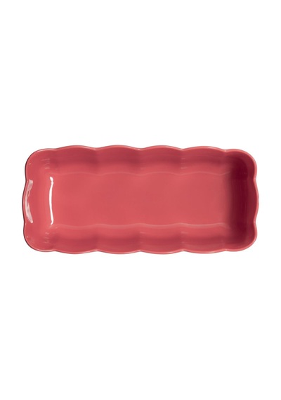 Emile Henry Madeleine Fırın Kabı Baton 9 X 13,5 X 29 Cm Pembe Pembe