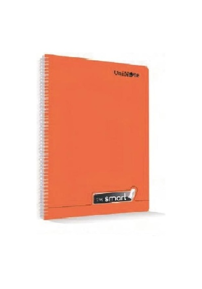 I'am Smart Plastik Kapak Spiralli 72 Yaprak Çizgisiz A4 Defter 12'li Paket