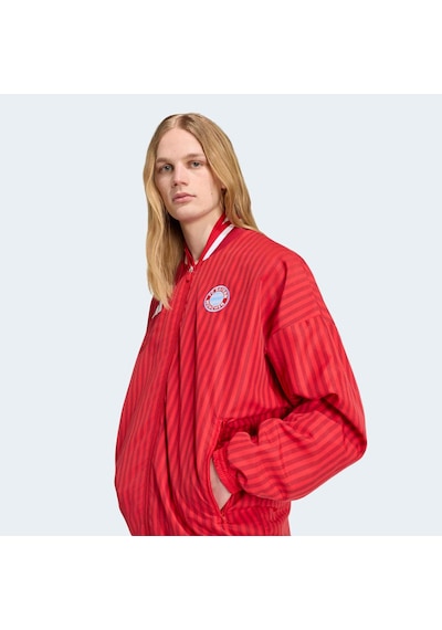 Adidas Fc Bayern Münih Stadyum Erkek Kırmızı Ceket Kg2247