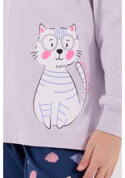 Rolypoly Kız Çocuk Mor Pijama Takımı Rp3697-c-v1 Mor