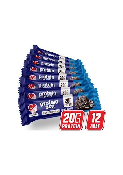 Protein Bar - Cookie & Cream 50G x 12 Adet