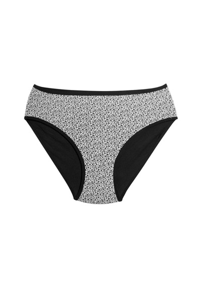 Alya Underwear Kadın Baskılı Külot Batu 3'lü Paket Siyah