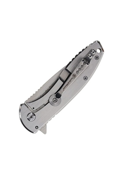 Smith Wesson Executıve Platınum Satin Drop Point Kamp Çakı 1205009 Gümüş