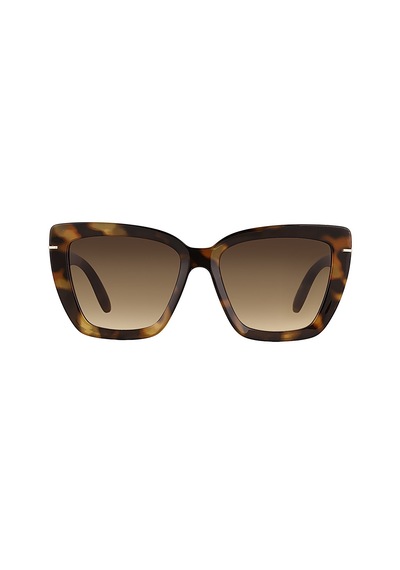 Daniel Klein Dk4334-2 Kahverengi Leopard Signature Square Cat Eye Modern Elegance Kadın Güneş Gözlüğü Leopar