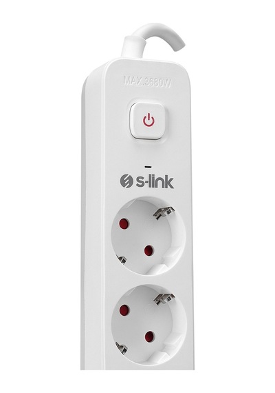 S-Link Spg501s %100 Bakır 750 Joule Anahtarlı Akım Korumalı Priz 5'li 1,5mt - 22398
