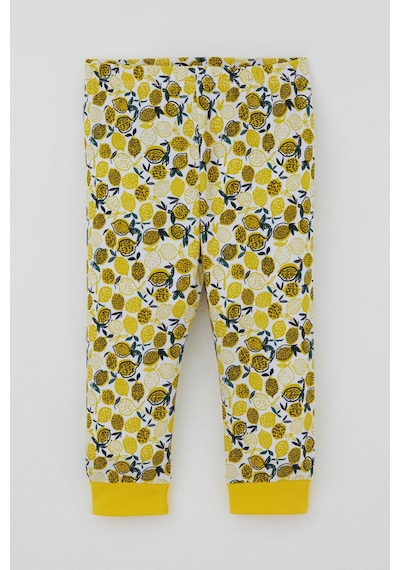 Breeze Kız Bebek Pijama Takımı Limon Bahçesi 4 Ay-1 Yaş, Sarı Sarı
