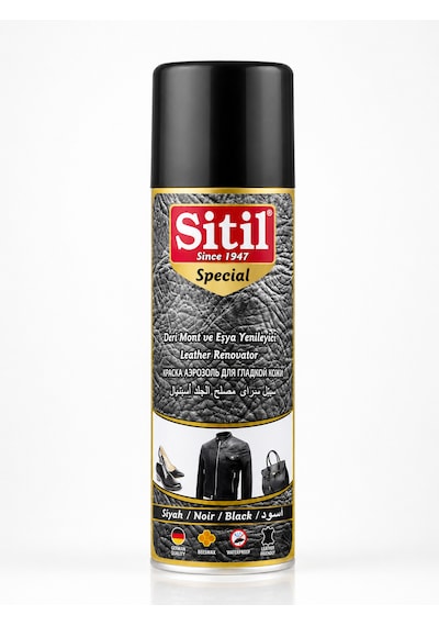 Sitil Deri Mont Ve Eşya Yenileyici Sprey Siyah 250 Ml