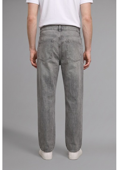 Defacto %100 Pamuk Beş Cepli Super Baggy Fit Jean Pantolon I5932ax26aunm18 Gri-nm18