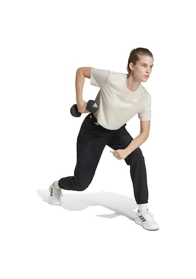 Adidas Train Essentials Boxy Workout Kadın Bej Yuvarlak Yaka Tişört Bej