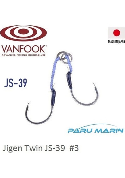 Vanfook Super Light Twin Çiftli Assist Iğne Js-39  3