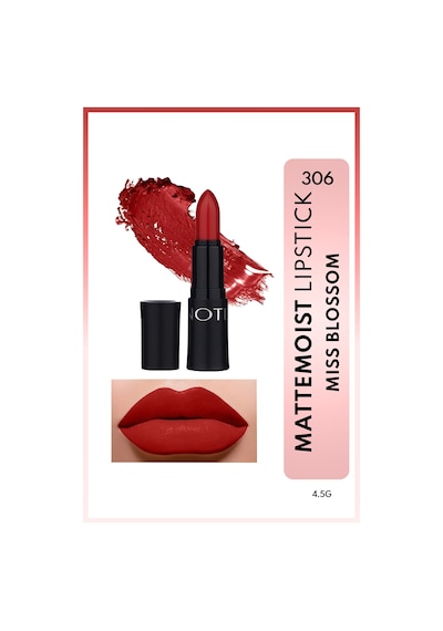 Note Cosmetique Mattemoist Lipstick Mat Bitişli Ruj 306 Miss Blossom - Kırmızı