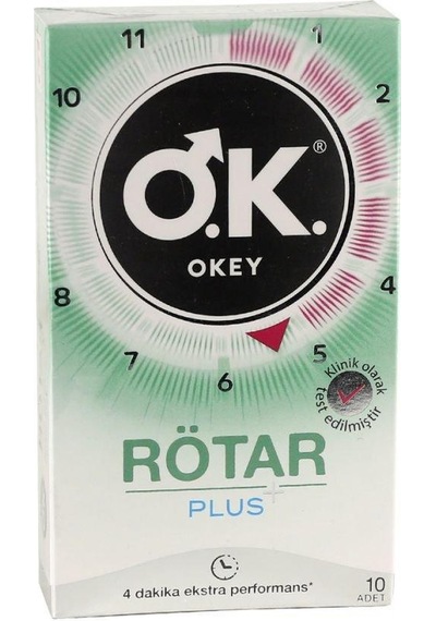 Okey Rötar Plus Prezervatif 10' lu