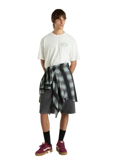 Vans Road Stop Ss Erkek Beyaz T-shirt - Vn000m67