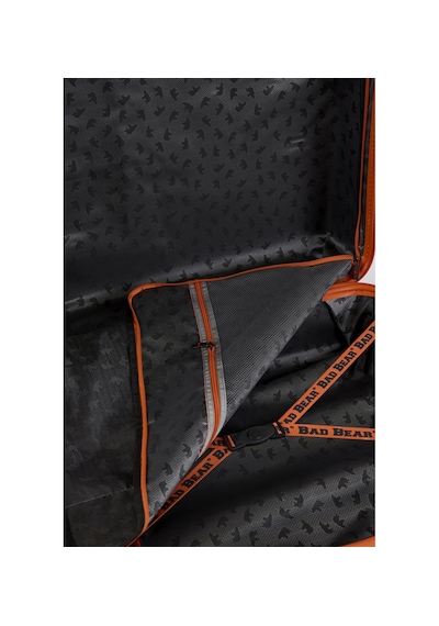Bad Bear Logo Siyah Büyük Boy Tekerlekli Abs Valiz 95 Lt. - Siyah
