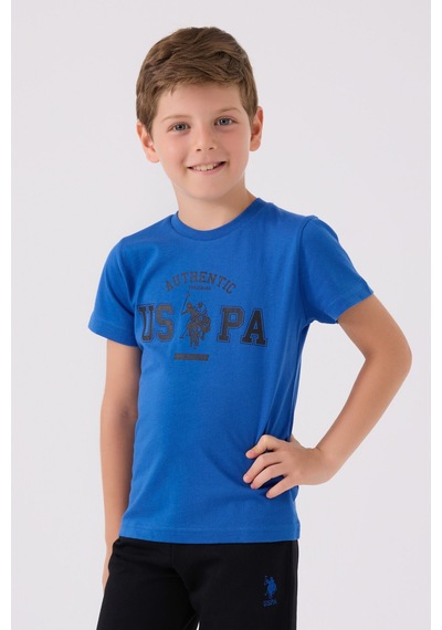 U.S. Polo Assn. Erkek Çocuk Mavi Bermuda Takım 5274-43912 Mavi