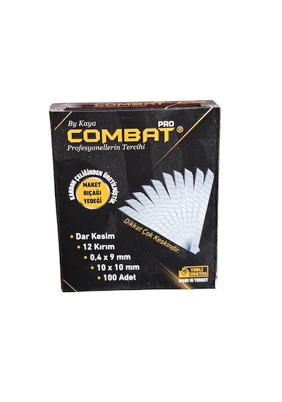 Combat 9 Mm Dar Maket Bıçağı Yedeği 5.000 Adet