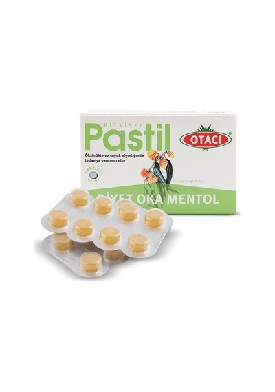 Otacı Bitkisel Diyet Oka Mentol 16 Pastil