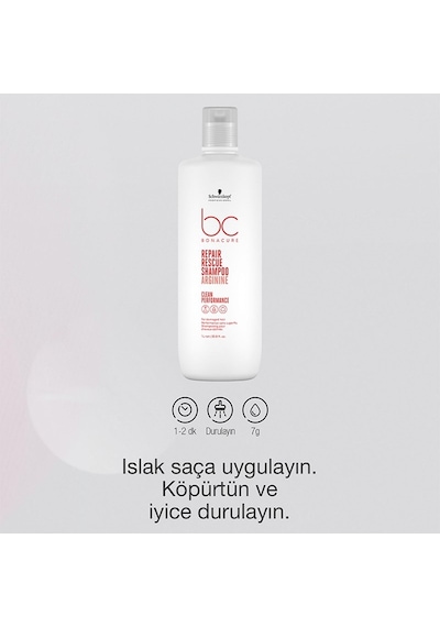 Bc Kimyasal İşlem Sonrası Yıpranmış Saçları Yapılandırıcı Ve Güçlendirici Şampuan 1000 Ml