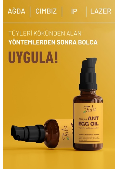 Tala Karınca Yumurtası Yağı Tüy Azaltıcı Tüy İnceltici Serum 30 ML