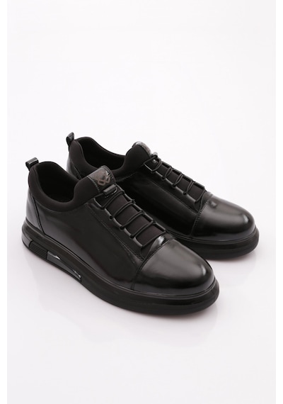 Dgn 2045 Erkek Düz Taban Sneaker 2045-2285-R1645 Siyah