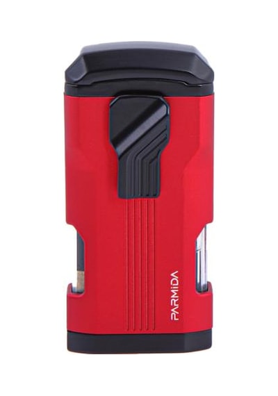Üç Torch Pürmüz Kırmızı-siyah Puro Çakmağı - Tr4662