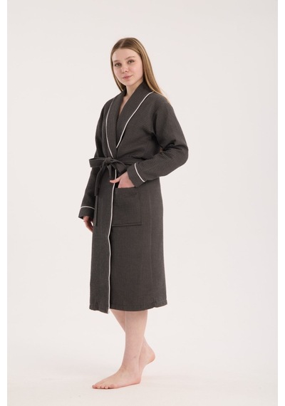 Unisex Soho Pike Bornoz - Antrasit