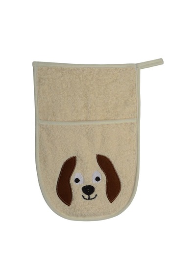 Sevimli Köpek Bebek Banyo Lifi & Kesesi