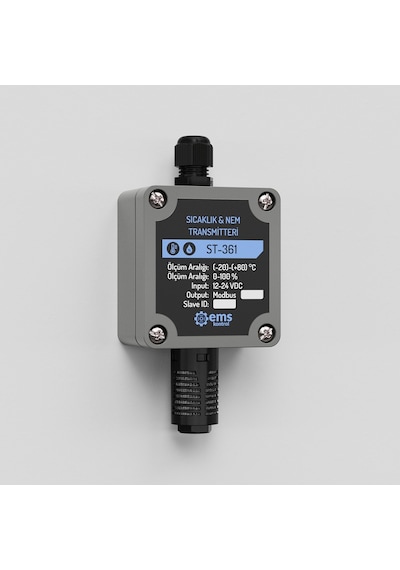 Ems Kontrol - Sıcaklık Nem Transmitteri Modbus Rtu / (-20) - (+80) °C