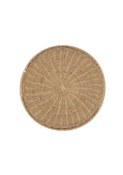 Meander Rattan El Örme Çok Amaçlı Tepsi 55cm 8926