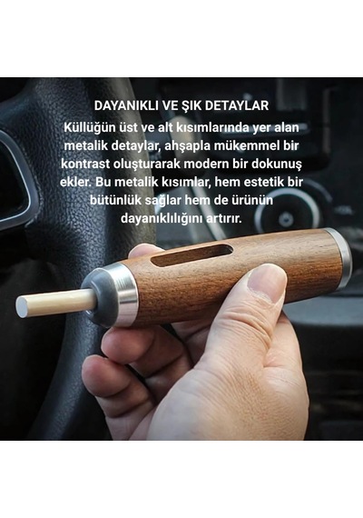 Polham Pipo Tipi Taşınabilir Tüm Sigaralara Uyumlu Küllük, Ev, Ofis, Araç Ve Açık Alan İçin Mini Küllük