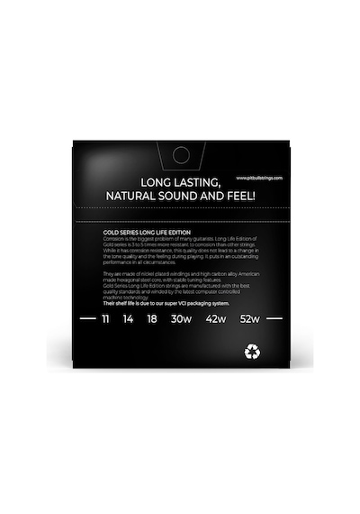 Pitbull Strings Gold Series Leg 11-52 Long Lıfe Edıtıon Takım Tel