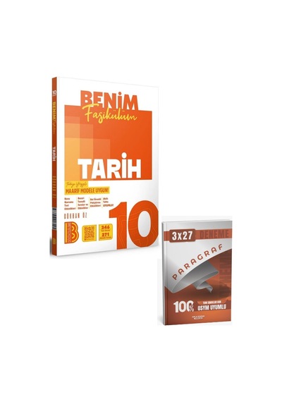 Benimhocam 2027 10. Sınıf Tarih Maarif Model Benim Fasikülüm+ Anla Kazan Paragraf
