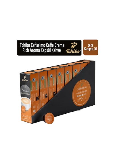 Tchibo Cafissimo Caffe Crema Rich Aroma Kapsül Kahve 8'li